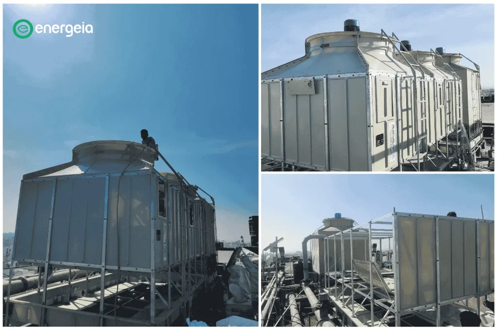 Cooling Towers at the Hotel in Telangana